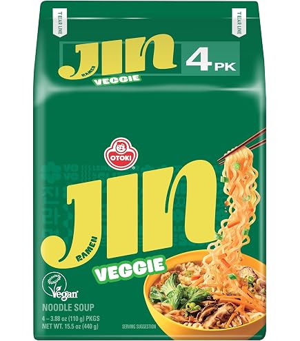 Amazon.com: OTOKI Jin Ramen Veggie Korean Vegan Instant Ramen